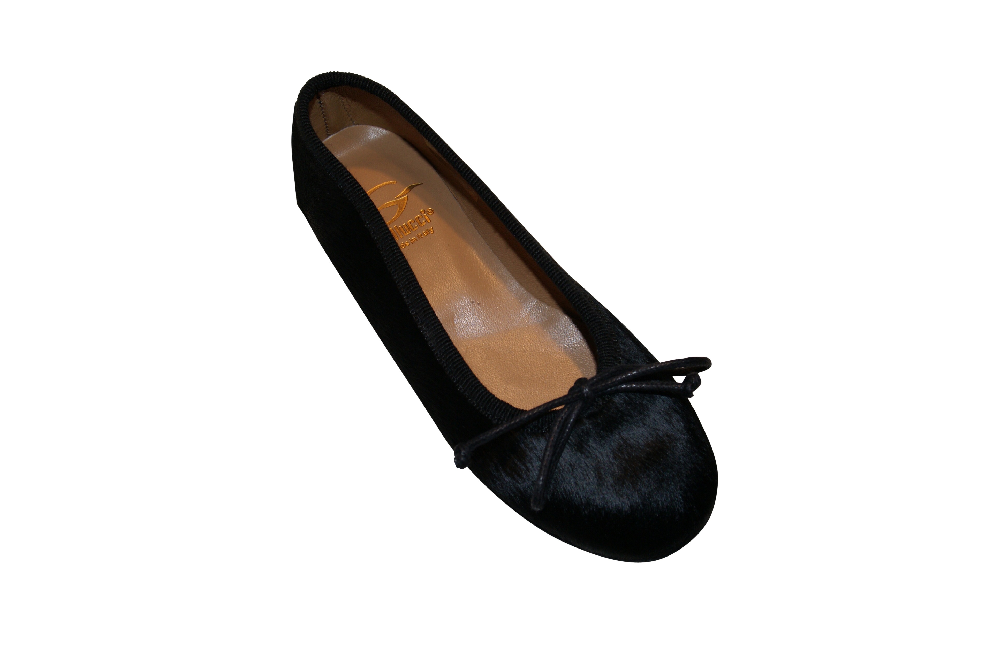 GALLUCCI Ballerinas Mädchen - Italienische Kinderschuhe Mit Budapester Muster & Leder