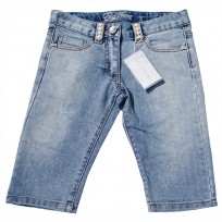 Elsy Jeans-Bermuda in Used-Optik