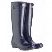 Hunter Wellington Original Tall Gummistiefel navy