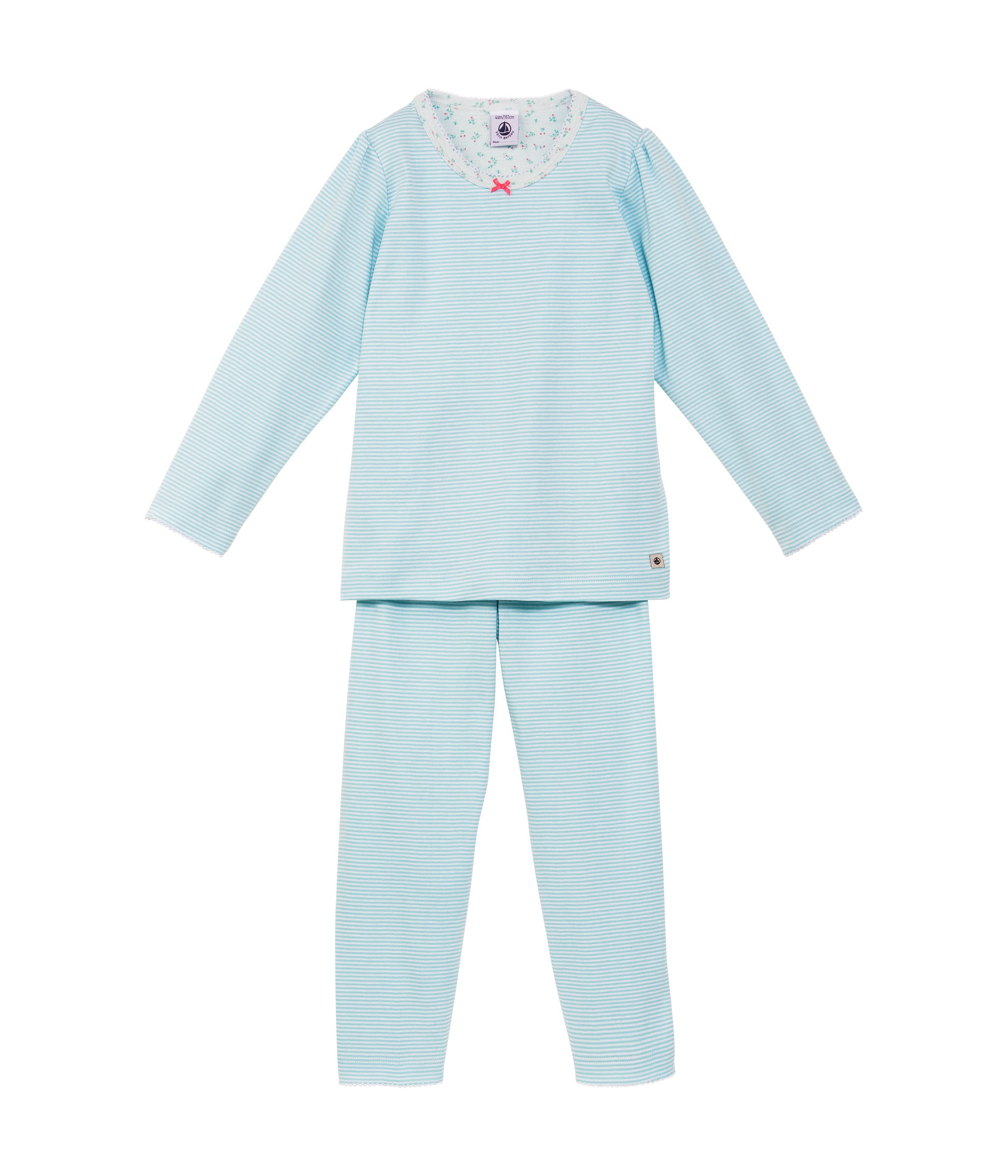 Petit Bateau Mädchen Classico Nachtwäsche - Pinguin Pyjama Aus Baumwolle